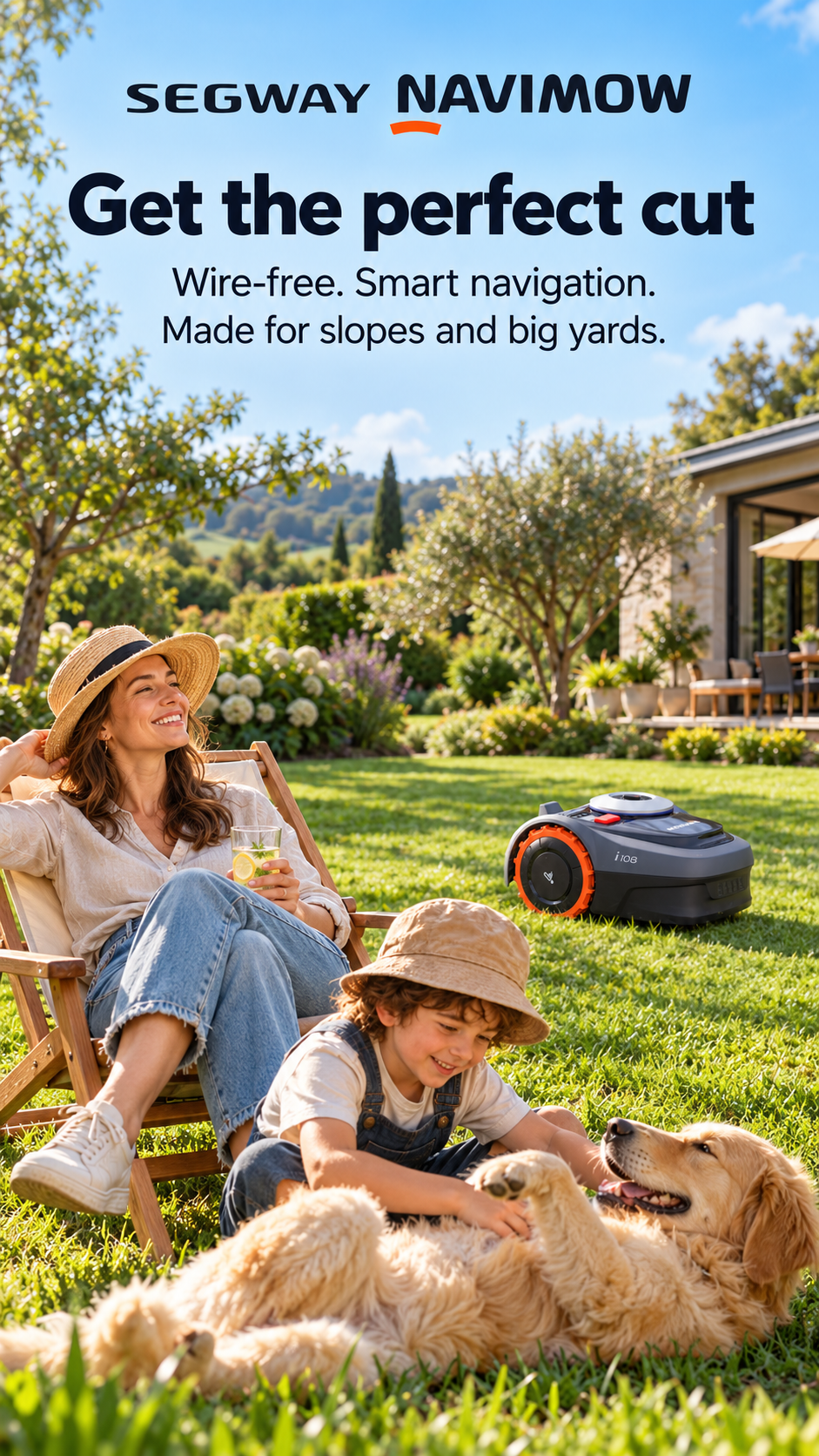Map your lawn and get mowing with Navimow.