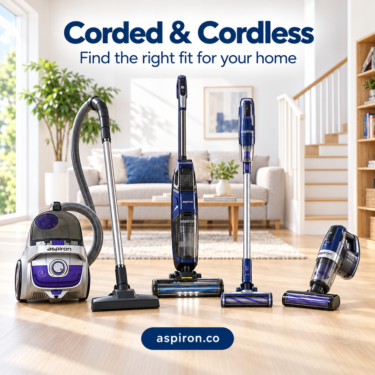Aspiron® – Vacuum Cleaners, Steam Mops, Cordless Vacuum, Steamers — product photo 4