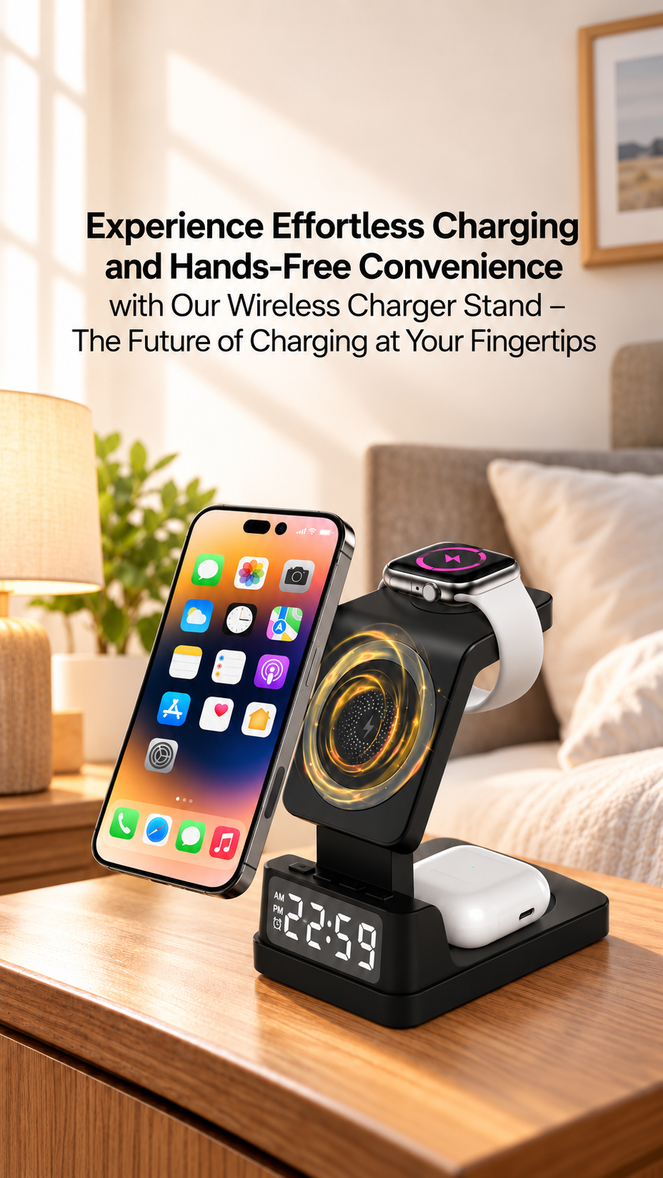 Charging and Viewing in One Place