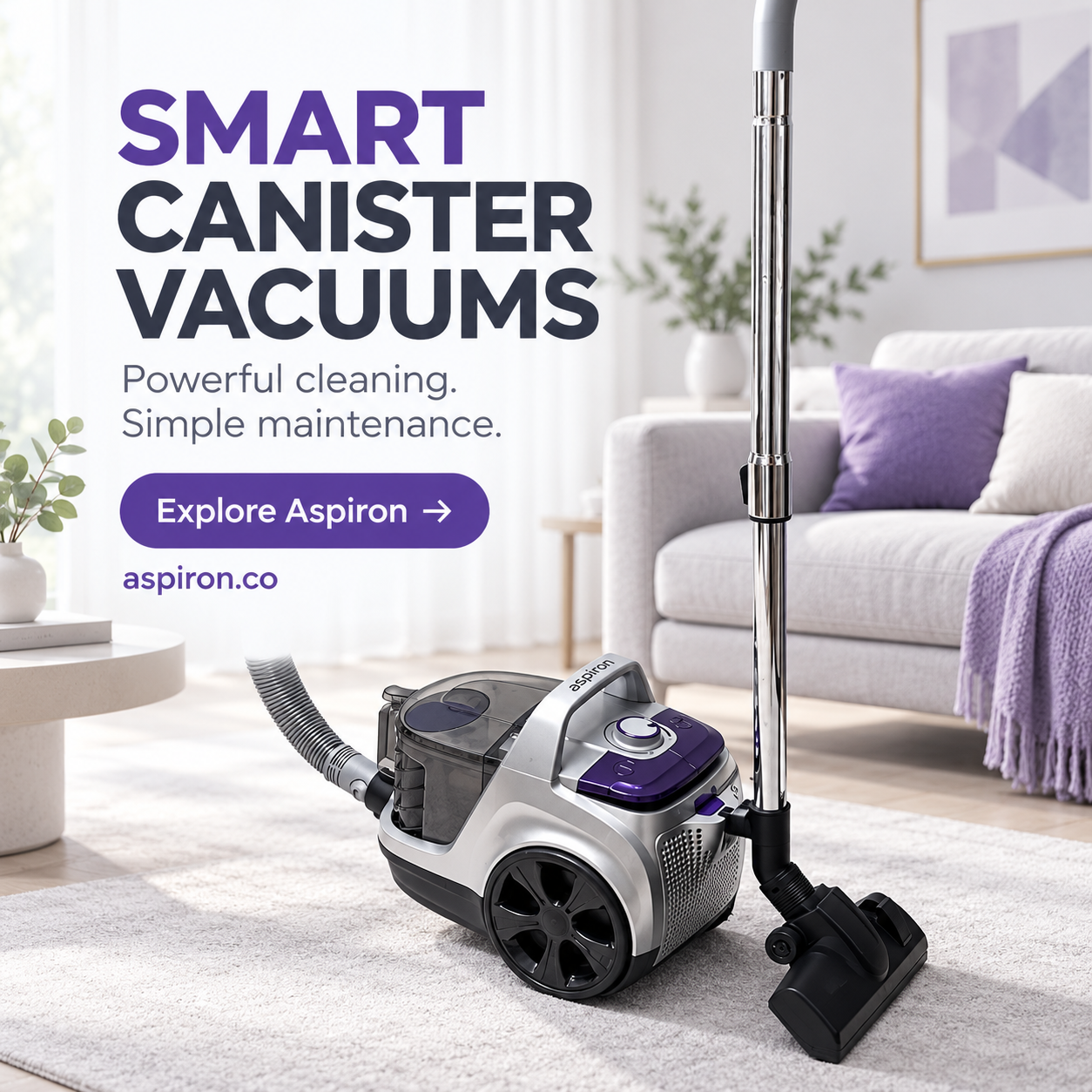 Aspiron® – Vacuum Cleaners, Steam Mops, Cordless Vacuum, Steamers — product photo 6