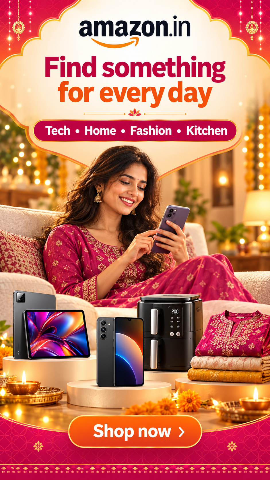 Online Shopping site in India: Shop Online for Mobiles, Books, Watches, Shoes and More - Amazon.in — product photo 1