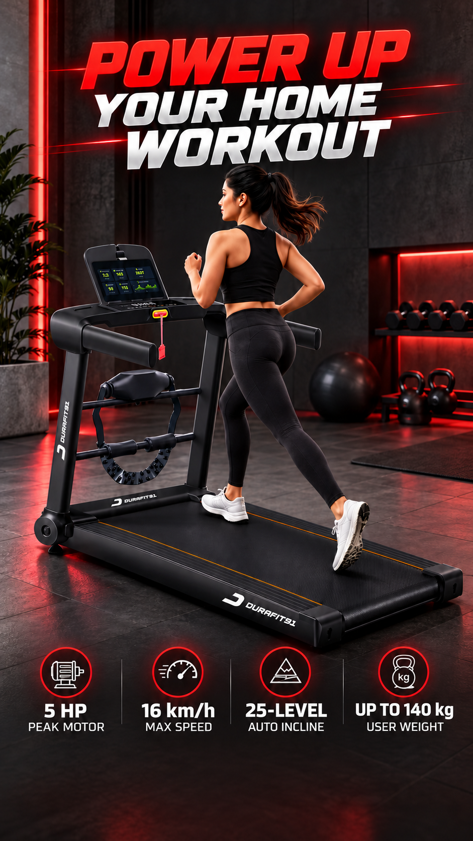 A versatile home cardio setup
