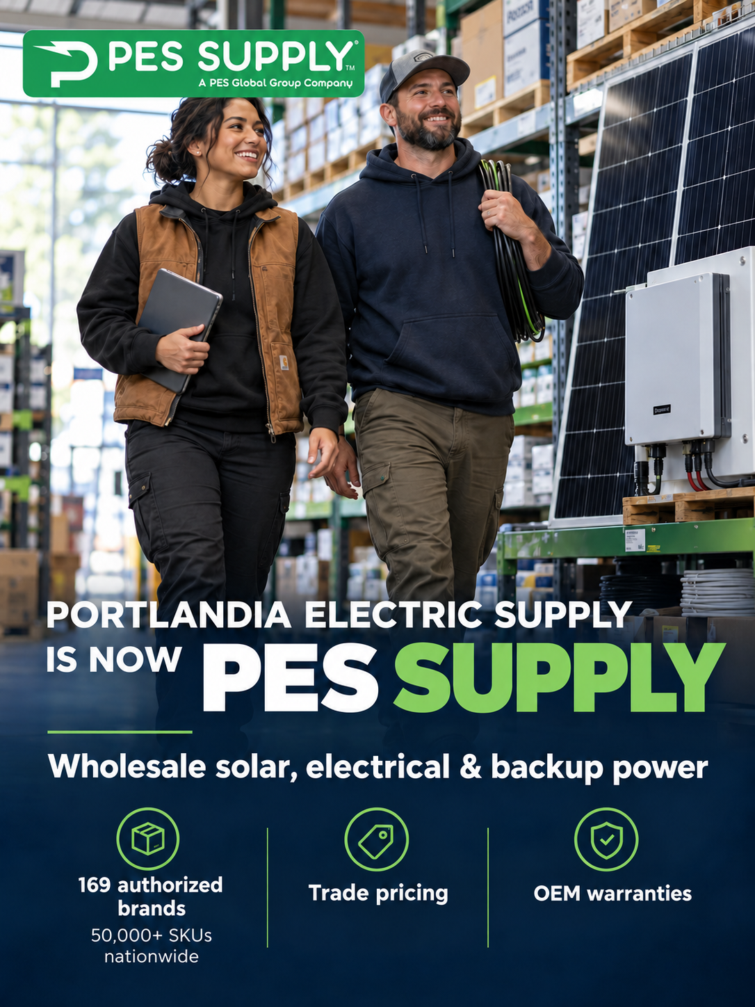 Portlandia Electric Supply Is Now PES Supply