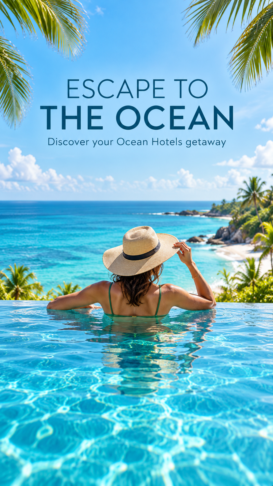Relaxing by the sea - Find your pause beneath palms beside turquoise water whenever possible.