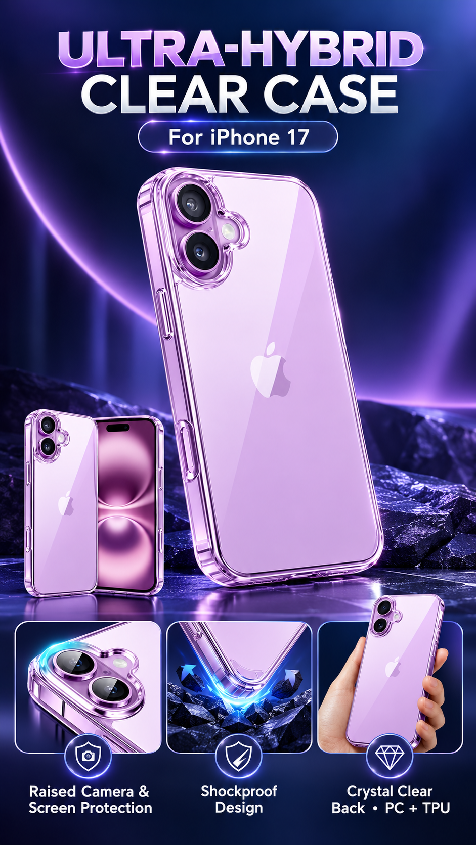 Raised Camera and Screen Edges