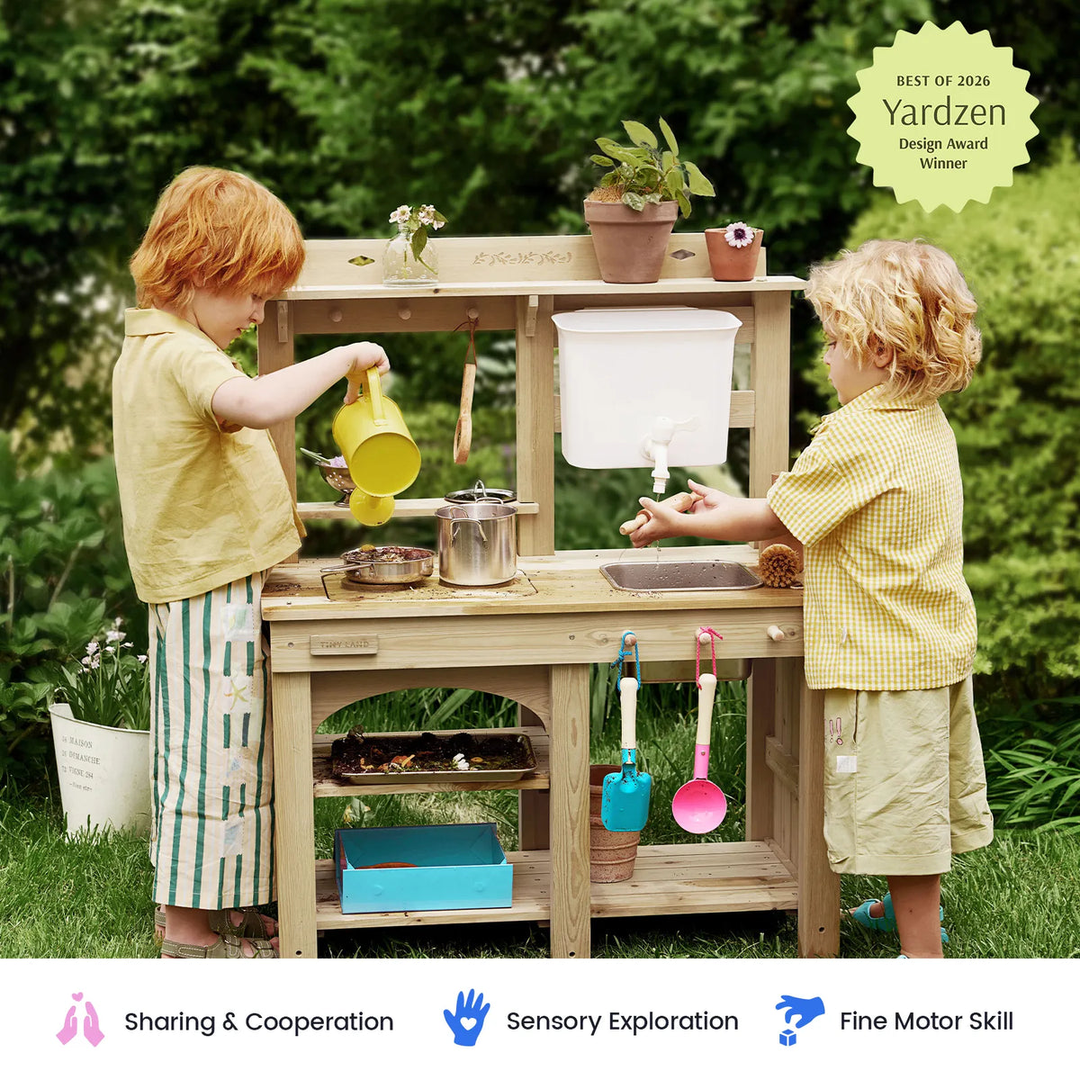 Make-believe meals start with playful details.