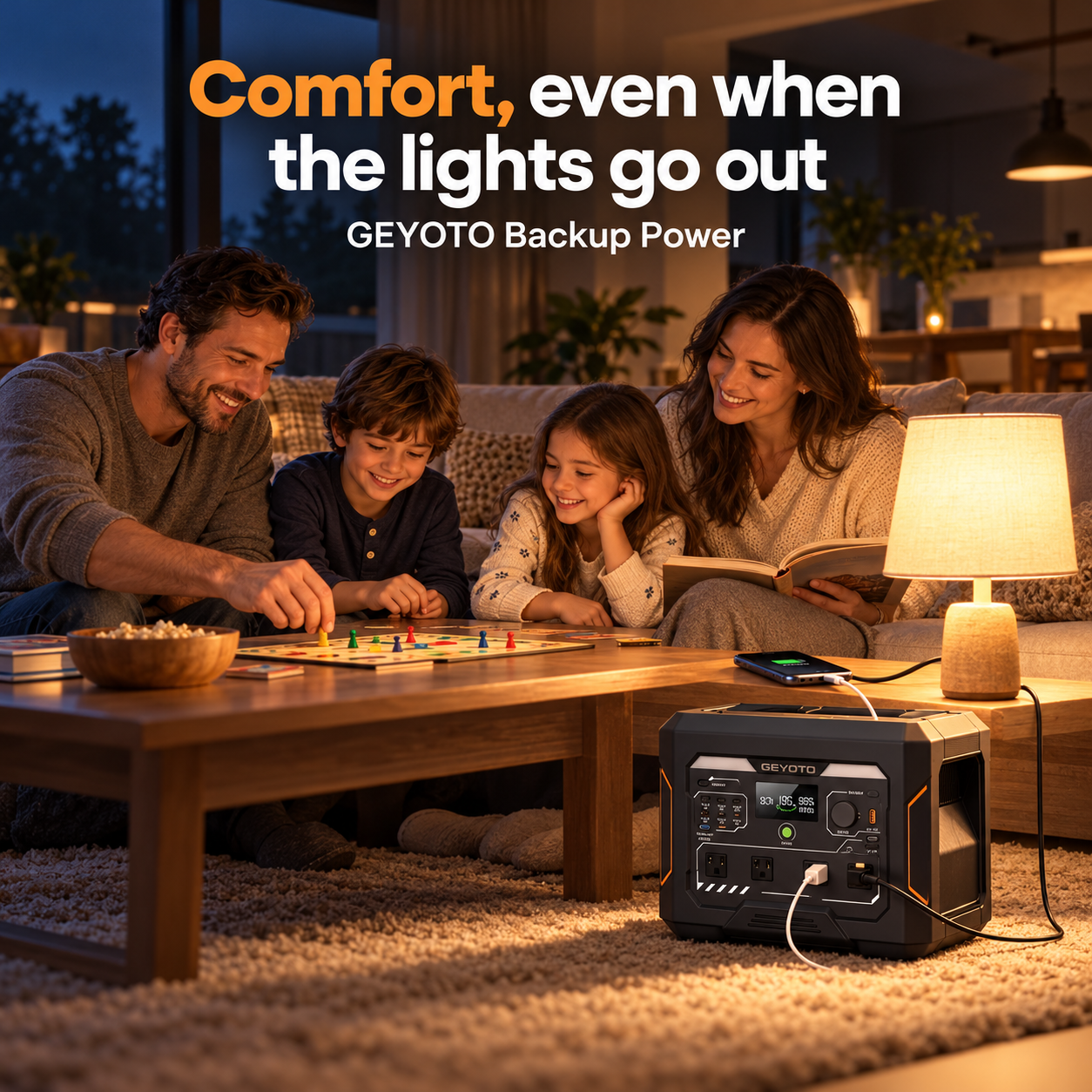 Keep selected essentials powered during an outage.