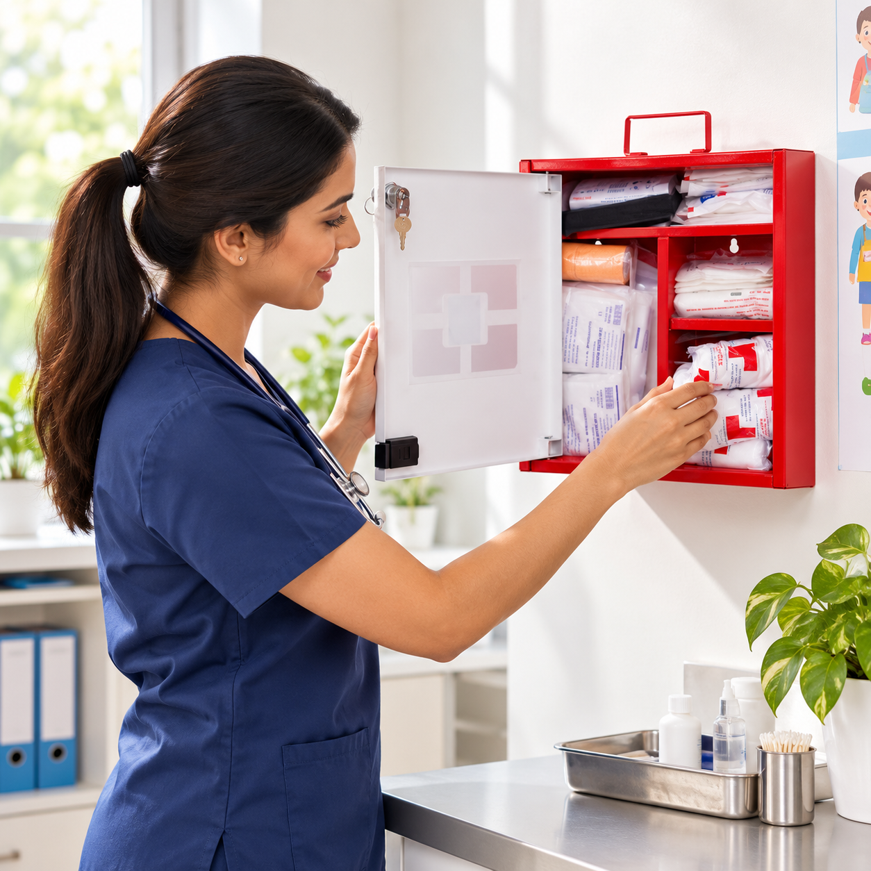 A Ready-to-Organize First-Aid Station