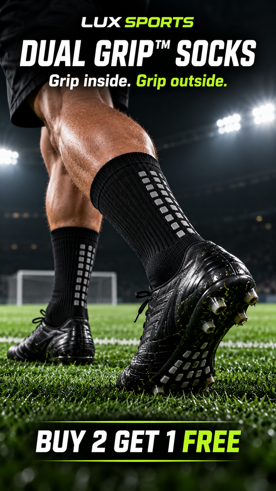 LUX Sports Dual Grip™ Socks
